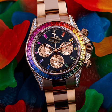 rolex daytona rainbow rx1020|rolex rainbow daytona.